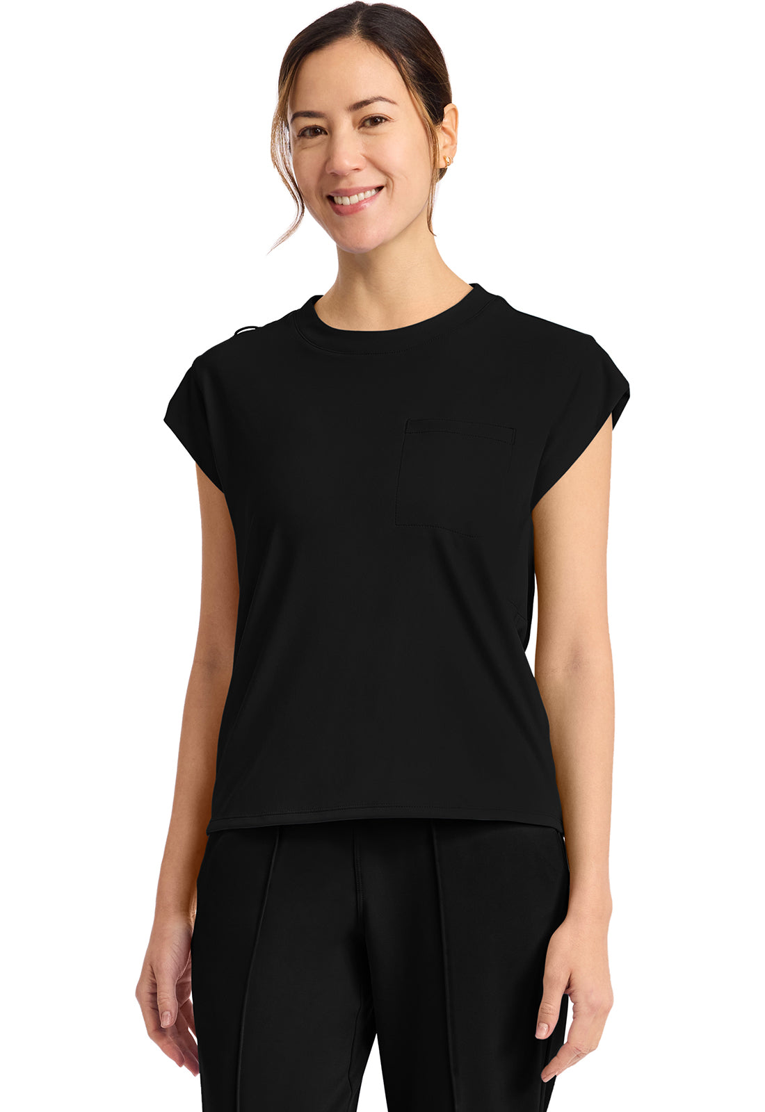 CK936 Cherokee Achieve Super Stretch 1-Pocket Crew Neck Top (XXS - 5XL)