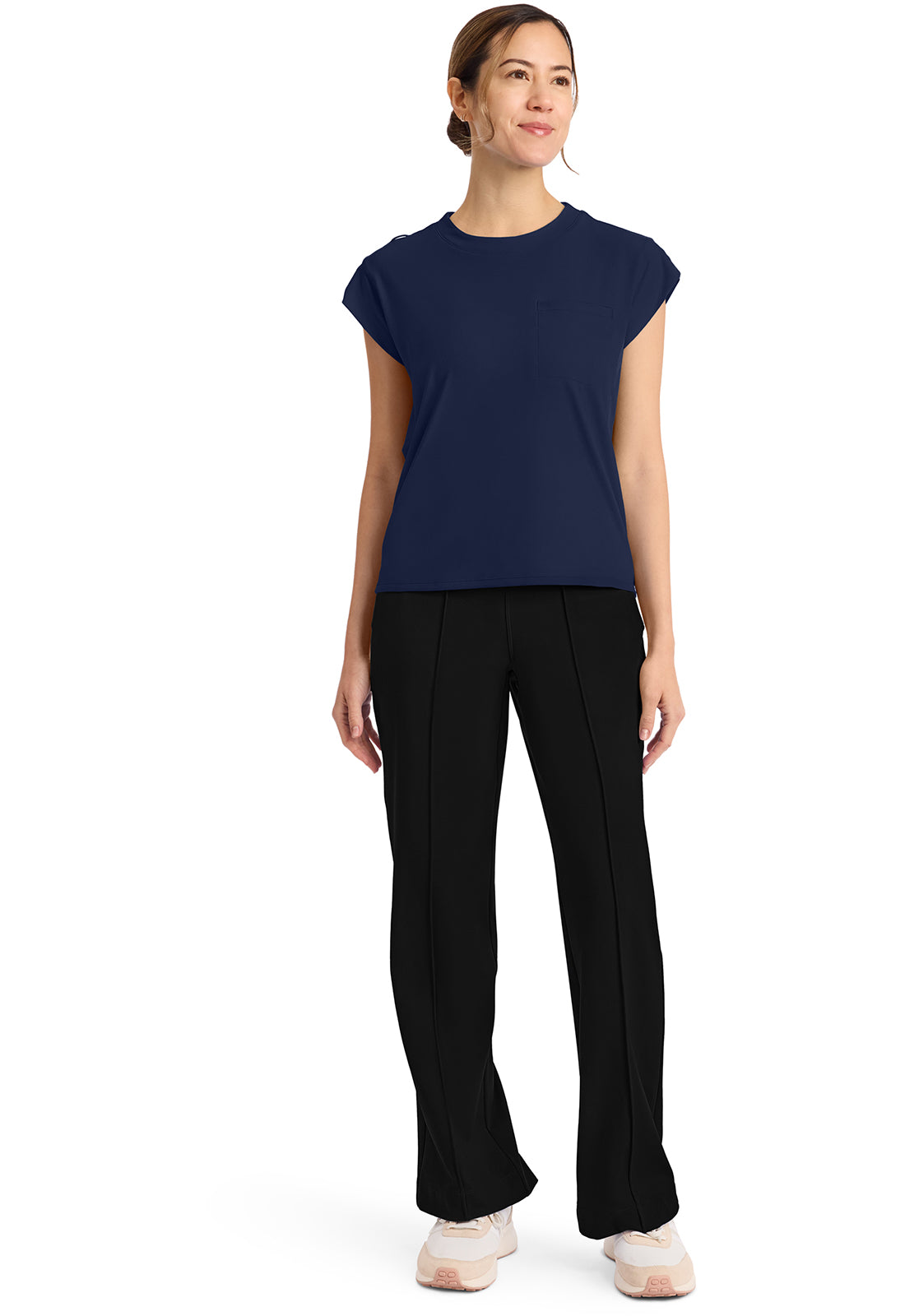 CK936 Cherokee Achieve Super Stretch 1-Pocket Crew Neck Top (XXS - 5XL)