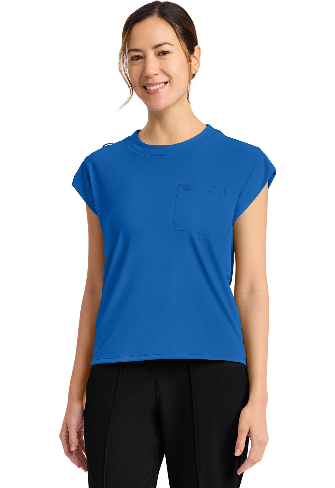 CK936 Cherokee Achieve Super Stretch 1-Pocket Crew Neck Top (XXS - 5XL)