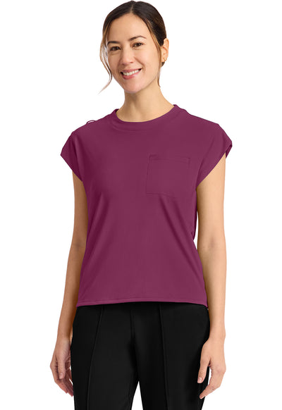 CK936 Cherokee Achieve Super Stretch 1-Pocket Crew Neck Top (XXS - 5XL)