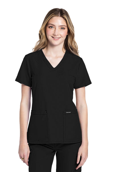 CK953 Cherokee Workwear Ultra Women 2 Pockets V-Neck Top (XXS - 5XL)