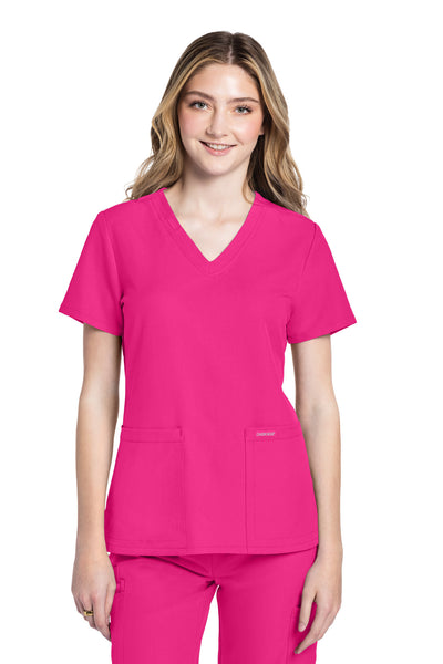 CK953 Cherokee Workwear Ultra Women 2 Pockets V-Neck Top (XXS - 5XL)