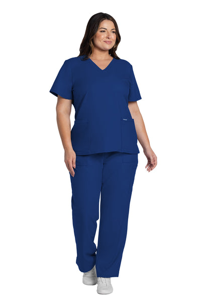 CK953 Cherokee Workwear Ultra Women 2 Pockets V-Neck Top (XXS - 5XL)