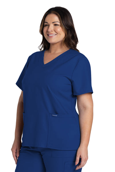 CK953 Cherokee Workwear Ultra Women 2 Pockets V-Neck Top (XXS - 5XL)