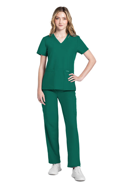 CK953 Cherokee Workwear Ultra Women 2 Pockets V-Neck Top (XXS - 5XL)