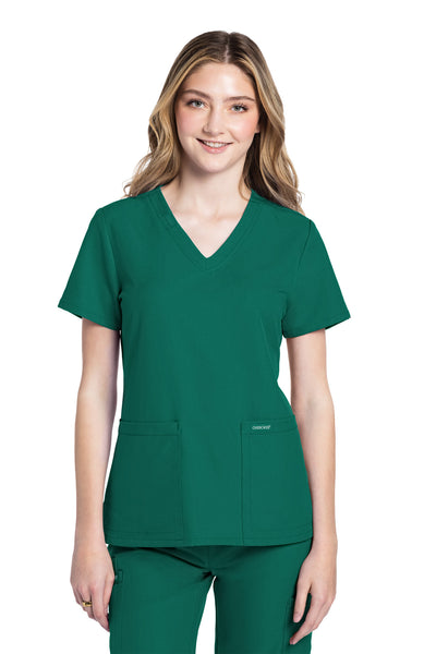 CK953 Cherokee Workwear Ultra Women 2 Pockets V-Neck Top (XXS - 5XL)