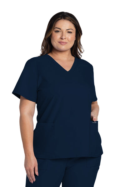 CK953 Cherokee Workwear Ultra Women 2 Pockets V-Neck Top (XXS - 5XL)