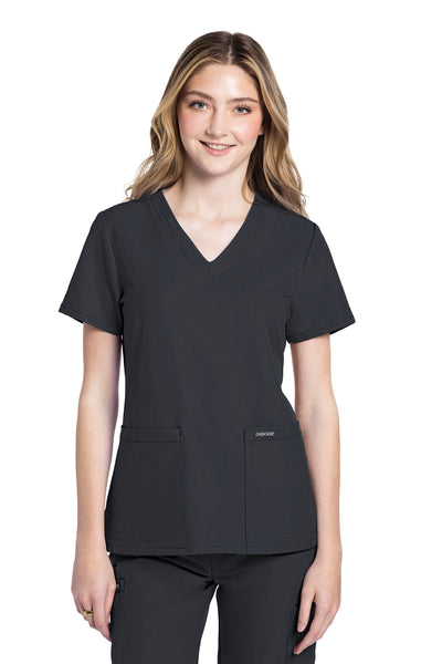 CK953 Cherokee Workwear Ultra Women 2 Pockets V-Neck Top (XXS - 5XL)
