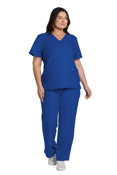 CK953 Cherokee Workwear Ultra Women 2 Pockets V-Neck Top (XXS - 5XL)