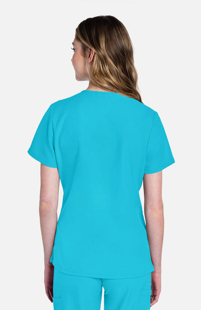 CK953 Cherokee Workwear Ultra Women 2 Pockets V-Neck Top (XXS - 5XL)