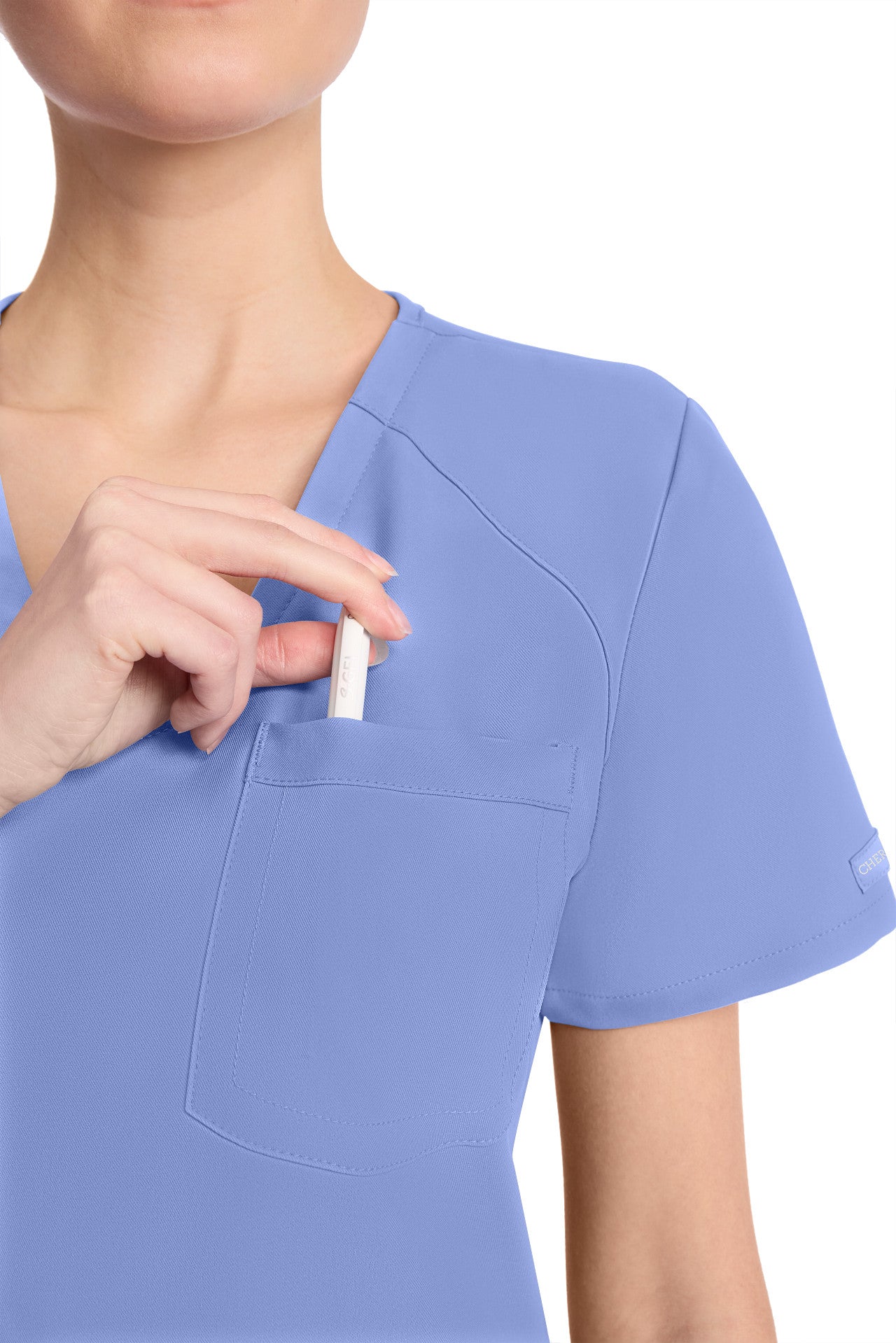 CK954A Cherokee Workwear Ultra Women Tuck-in V-Neck (XS - 3XL)