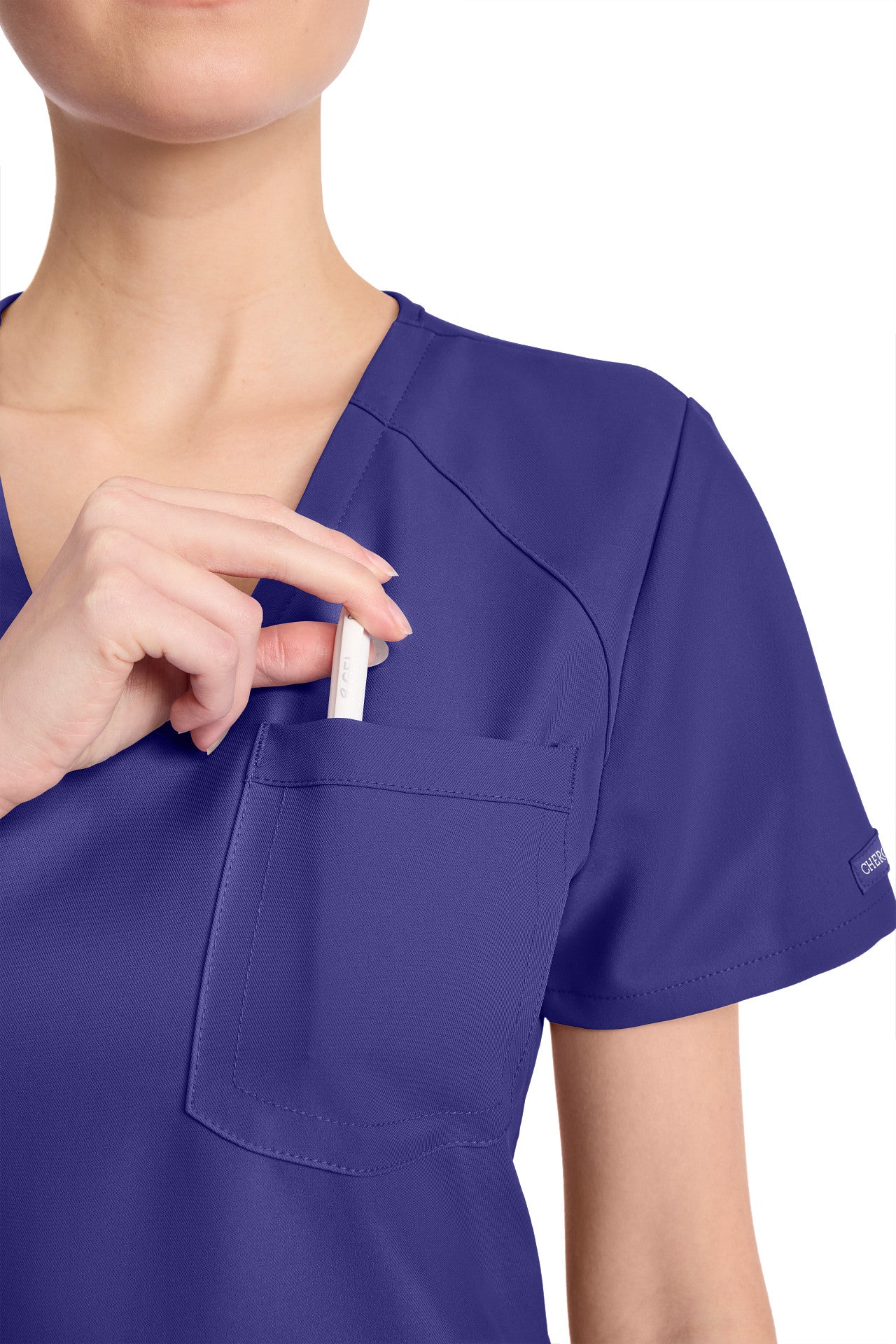 CK954A Cherokee Workwear Ultra Women Tuck-in V-Neck (XS - 3XL)