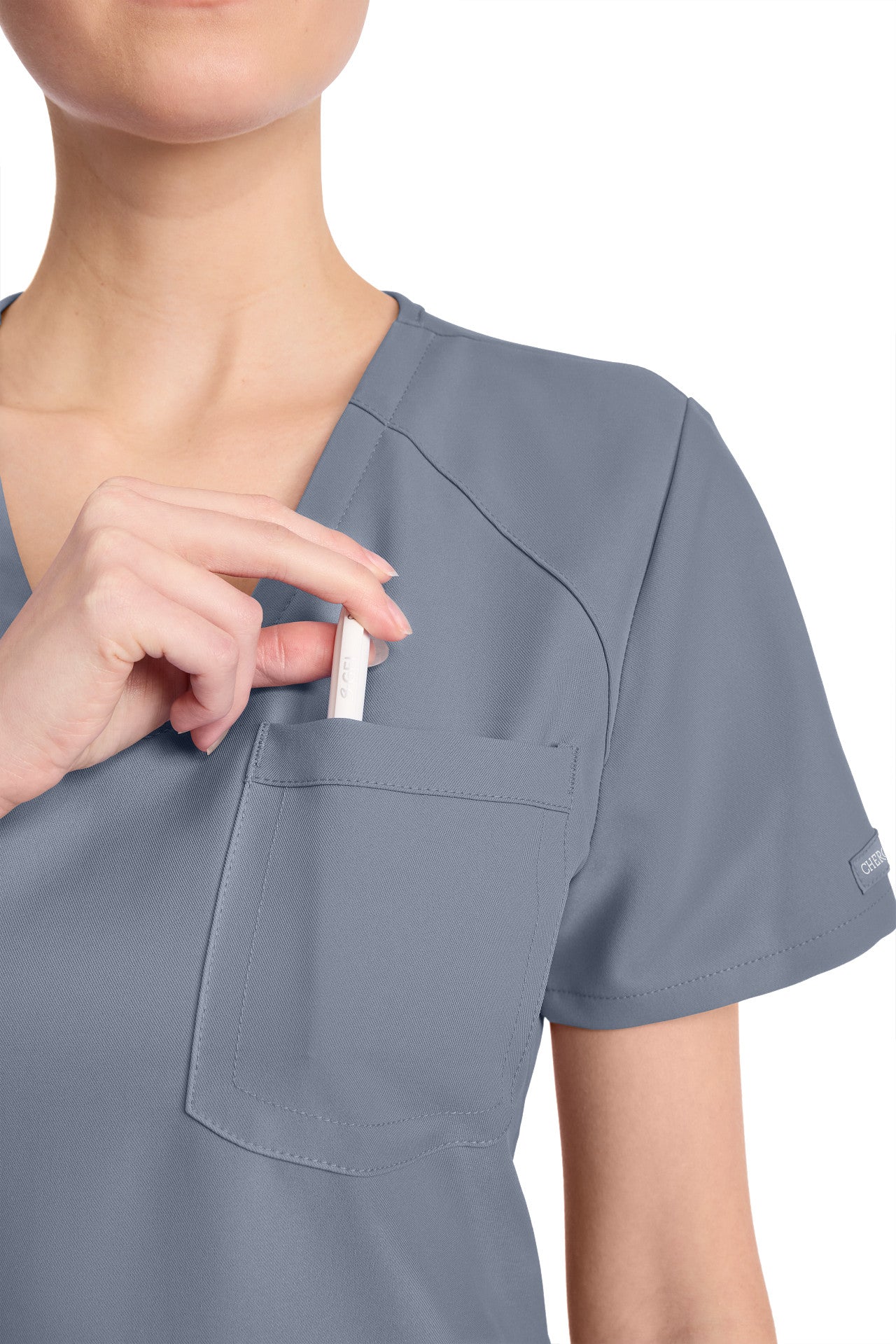 CK954A Cherokee Workwear Ultra Women Tuck-in V-Neck (XS - 3XL)