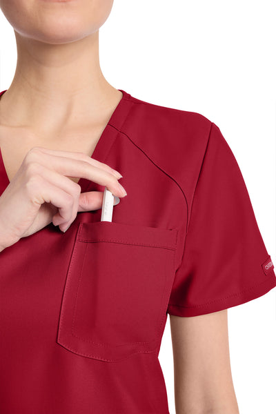CK954A Cherokee Workwear Ultra Women Tuck-in V-Neck (XS - 3XL)