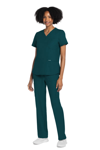 CK961A Cherokee Workwear Ultra Women 3 Pockets V-Neck Top (XXS - 5XL)