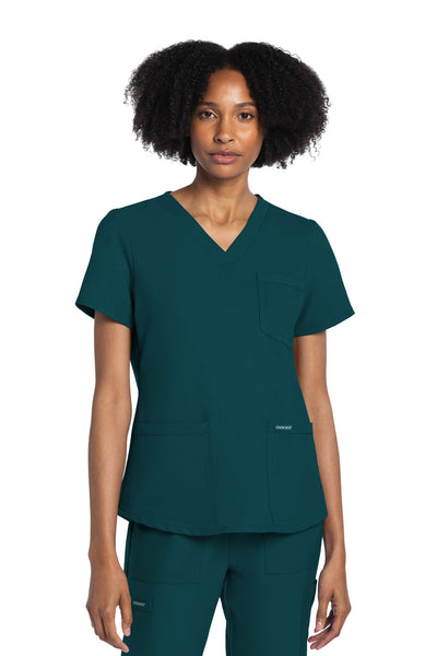 CK961A Cherokee Workwear Ultra Women 3 Pockets V-Neck Top (XXS - 5XL)