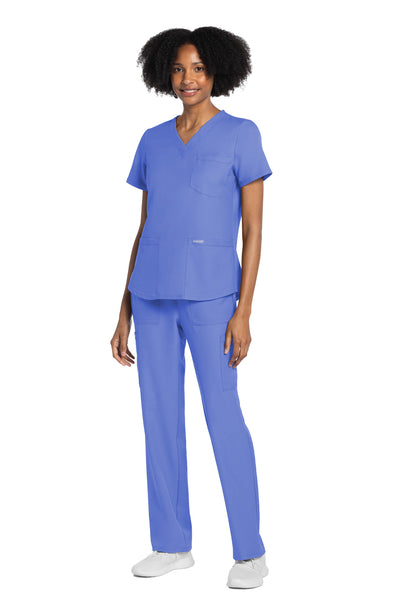 CK961A Cherokee Workwear Ultra Women 3 Pockets V-Neck Top (XXS - 5XL)