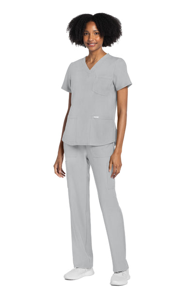 CK961A Cherokee Workwear Ultra Women 3 Pockets V-Neck Top (XXS - 5XL)