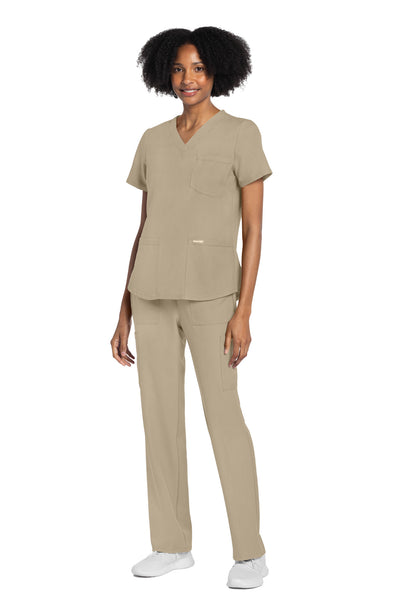 CK961A Cherokee Workwear Ultra Women 3 Pockets V-Neck Top (XXS - 5XL)