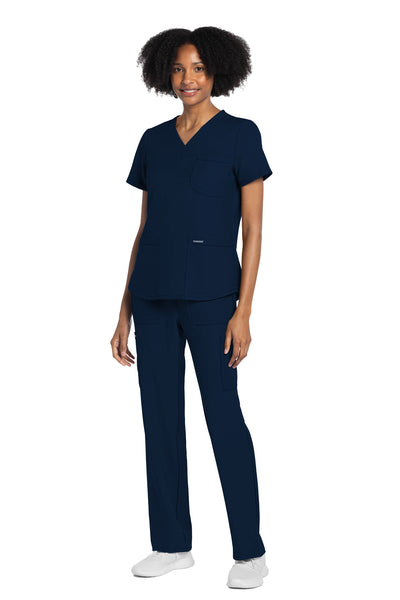 CK961A Cherokee Workwear Ultra Women 3 Pockets V-Neck Top (XXS - 5XL)