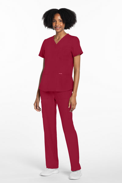 CK961A Cherokee Workwear Ultra Women 3 Pockets V-Neck Top (XXS - 5XL)