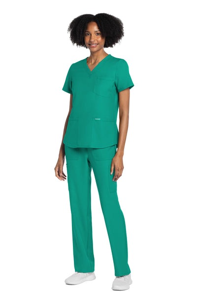 CK961A Cherokee Workwear Ultra Women 3 Pockets V-Neck Top (XXS - 5XL)