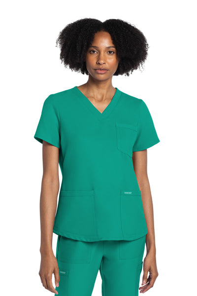 CK961A Cherokee Workwear Ultra Women 3 Pockets V-Neck Top (XXS - 5XL)