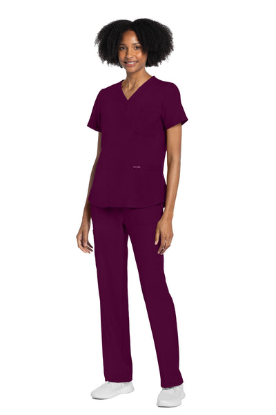 CK961A Cherokee Workwear Ultra Women 3 Pockets V-Neck Top (XXS - 5XL)