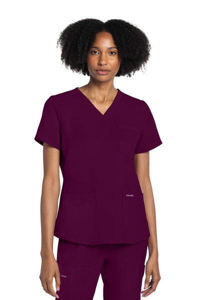 CK961A Cherokee Workwear Ultra Women 3 Pockets V-Neck Top (XXS - 5XL)