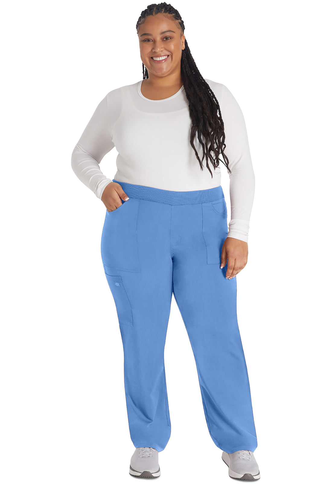 DK135 Dickies Balance Women Mid Rise Yoga Waist Pant (XXS - 5XL)