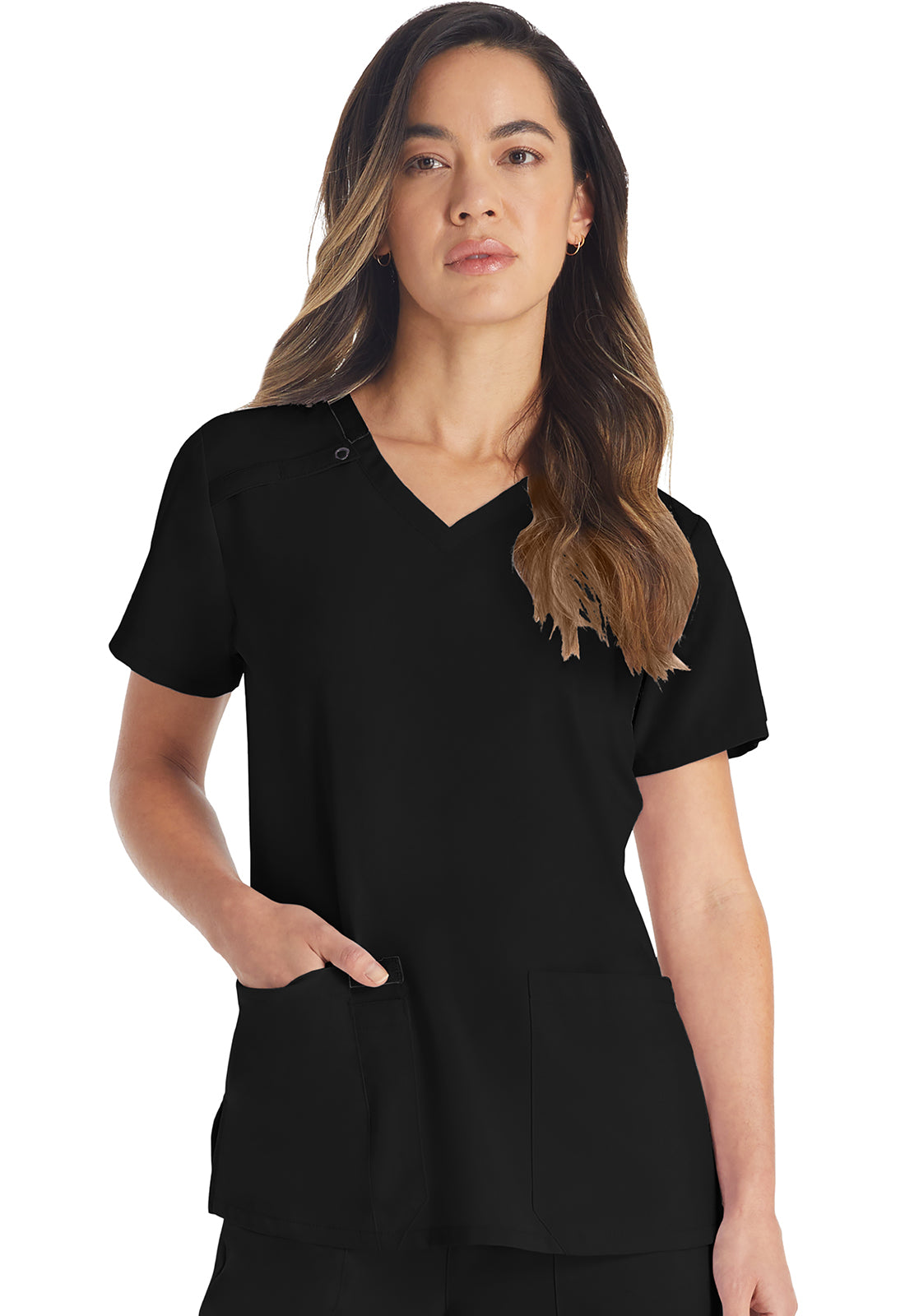 DK615 Dickies EDS Essentials Women V-Neck Top (XXS - 6XL)