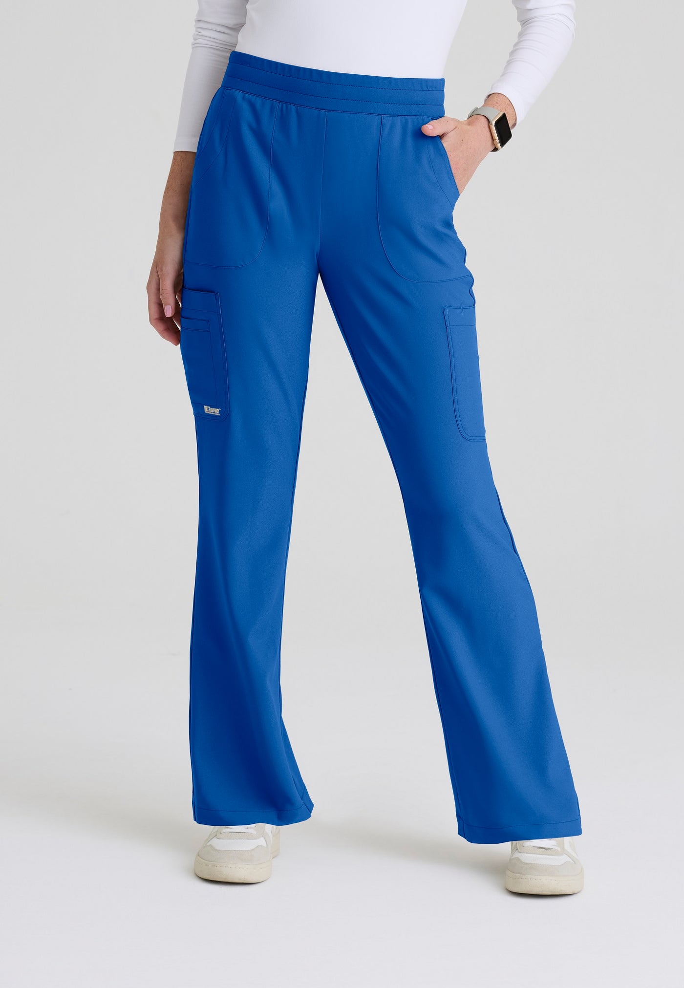 GSSP729 Grey's Anatomy Scrub Evolve Sky Scrub Flare Pants (XXS - 5XL)