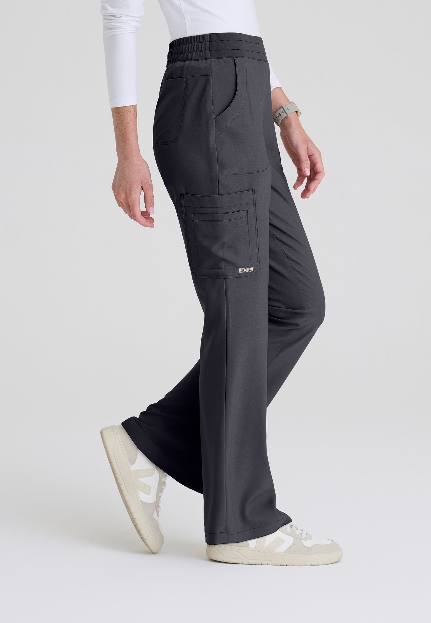 GSSP729 Grey's Anatomy Scrub Evolve Sky Scrub Flare Pants (XXS - 5XL)