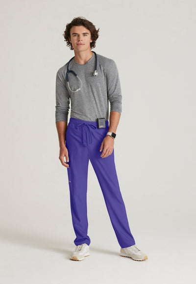 GSSP649 Grey's Anatomy Scrub Evolve Highland Elastic Men Scrub Pants (XS - 5XL)
