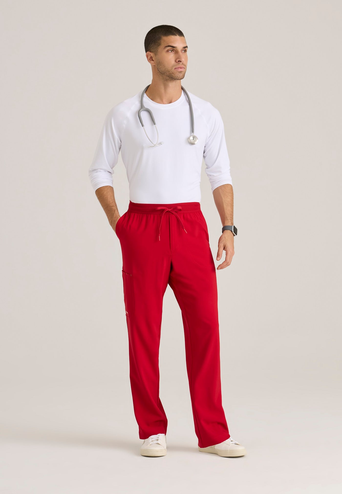 GSSP649 Grey's Anatomy Scrub Evolve Highland Elastic Men Scrub Pants (XS - 5XL)