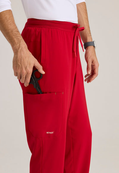 GSSP649 Grey's Anatomy Scrub Evolve Highland Elastic Men Scrub Pants (XS - 5XL)