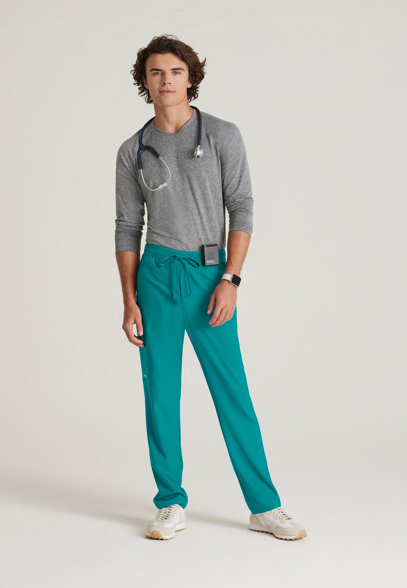 GSSP649 Grey's Anatomy Scrub Evolve Highland Elastic Men Scrub Pants (XS - 5XL)