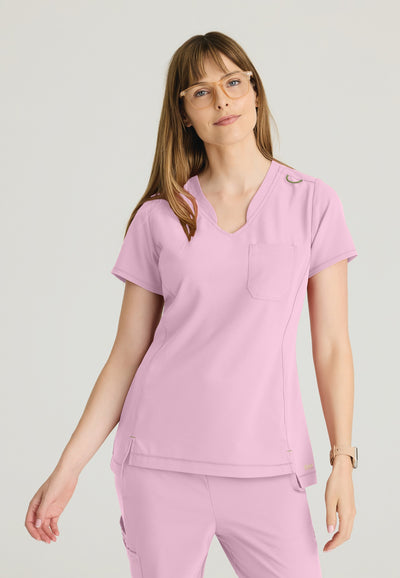 GSST181 Grey's Anatomy Scrub Evolve Sway Tuck-In Scrub Top (XXS - 5XL)
