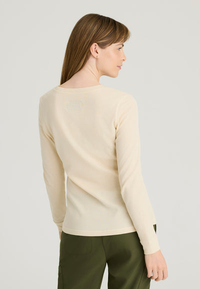 GSST257 Grey's Anatomy Scrub Evolve Wanderlust Waffle Knit Scrub Thermal Top (XXS - 3XL)
