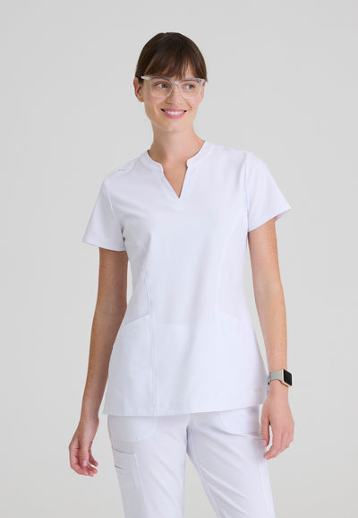 GSST298 Grey's Anatomy Scrub Evolve Sky Scrub Top (XXS - 5XL)