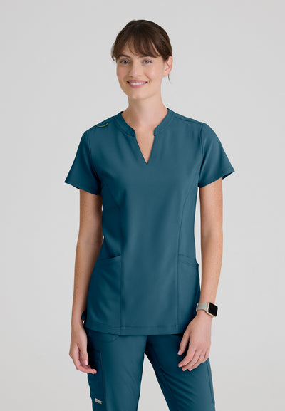 GSST298 Grey's Anatomy Scrub Evolve Sky Scrub Top (XXS - 5XL)