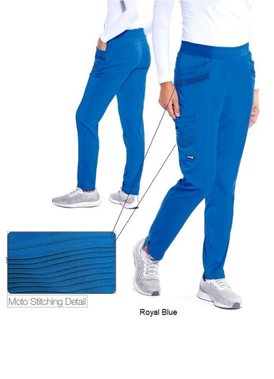 GIP507 Grey's Anatomy Impact Moto Pin tucks Pants Stretch