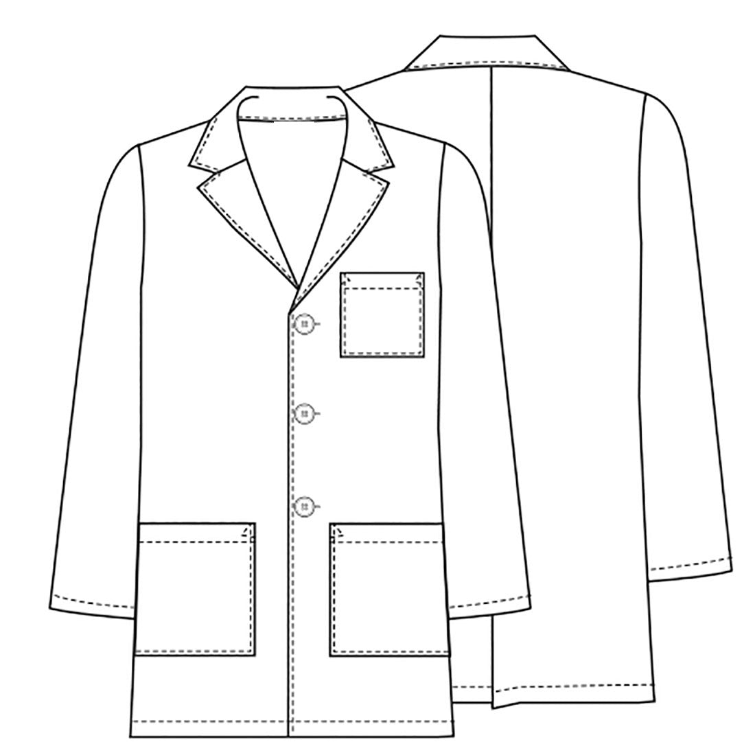 GL001 Klik Fits Philly Unisex Lab Coats  29'' (XXS - 3XL)