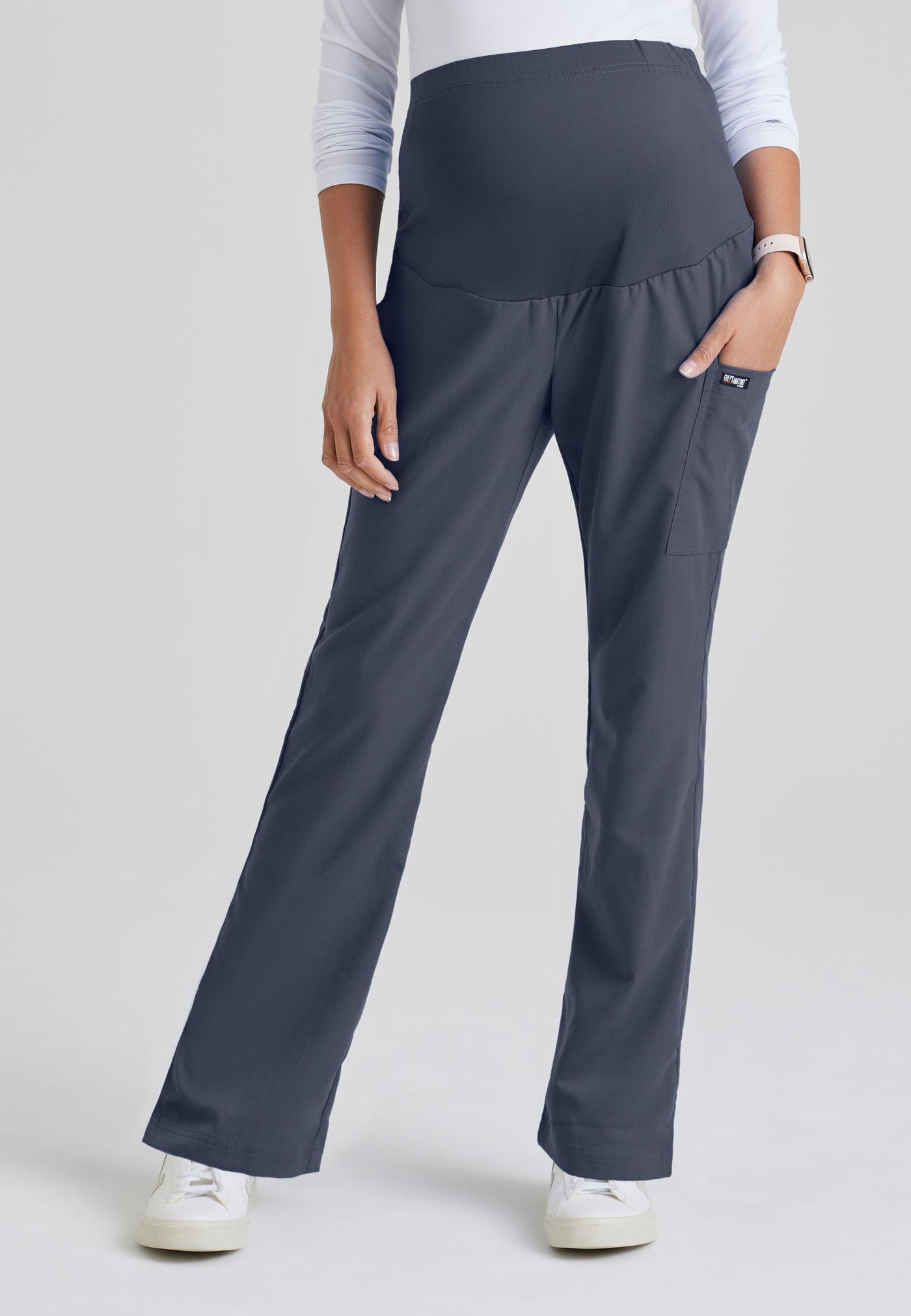 GRP560  Grey's Anatomy Collection Lilah 1 Pocket Cargo Maternity Scrub Pants