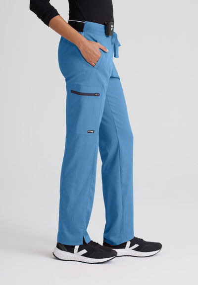 GRSP500 Grey's Anatomy Scrub Spandex Stretch Kim Straight Pants (XXS - 5XL)