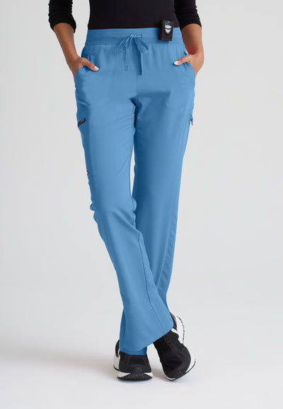 GRSP500 Grey's Anatomy Scrub Spandex Stretch Kim Straight Pants (XXS - 5XL)