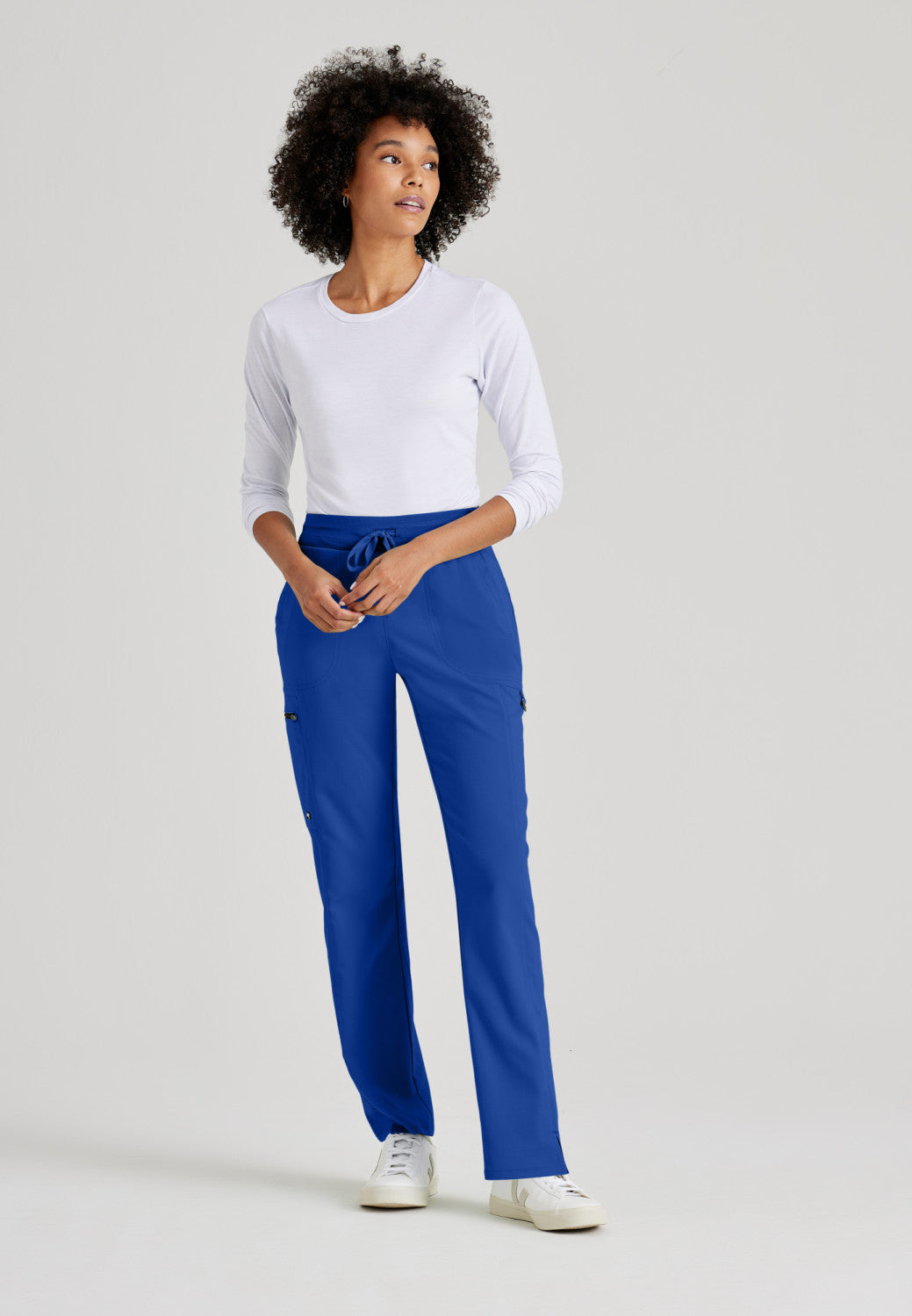 GRSP500 Grey's Anatomy Scrub Spandex Stretch Kim Straight Pants (XXS - 5XL)