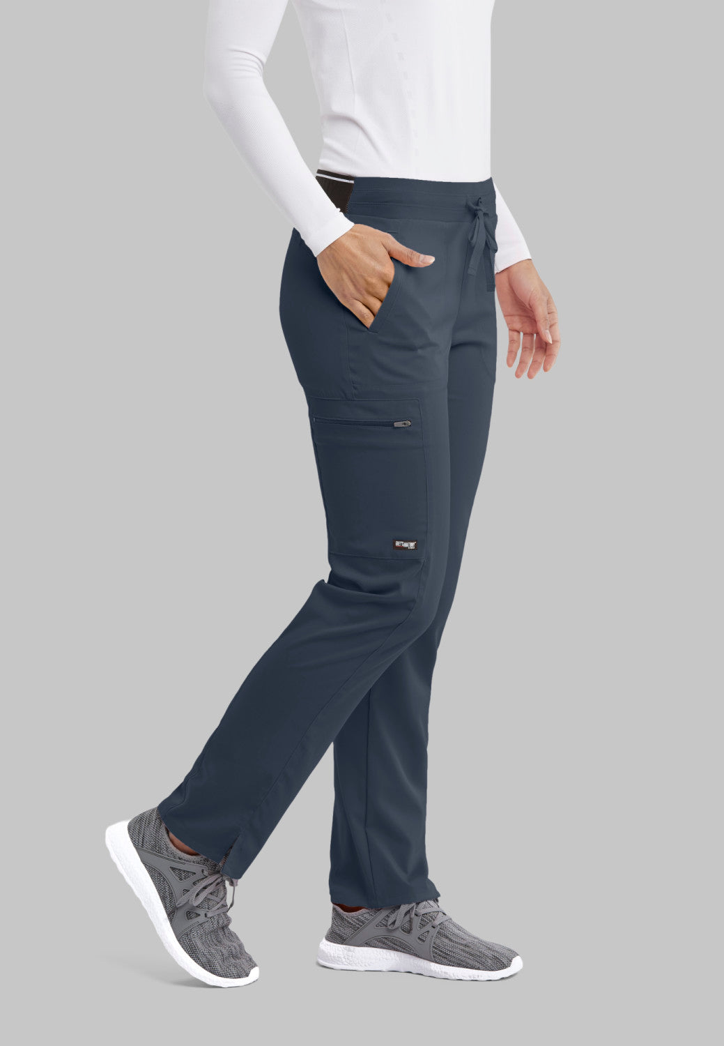 GRSP500 Grey's Anatomy Scrub Spandex Stretch Kim Straight Pants (XXS - 5XL)