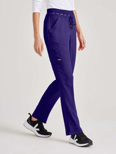 GRSP526 Grey's Anatomy Scrub Spandex Stretch Serena Slim Tapered Pants (XXS - 3XL)