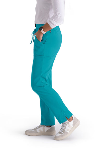 GRSP526 Grey's Anatomy Scrub Spandex Stretch Serena Slim Tapered Pants (XXS - 3XL)